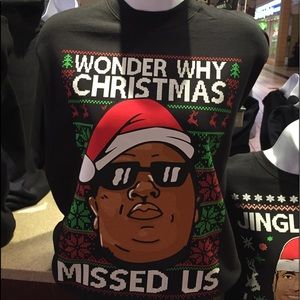 biggie ugly xmas sweater